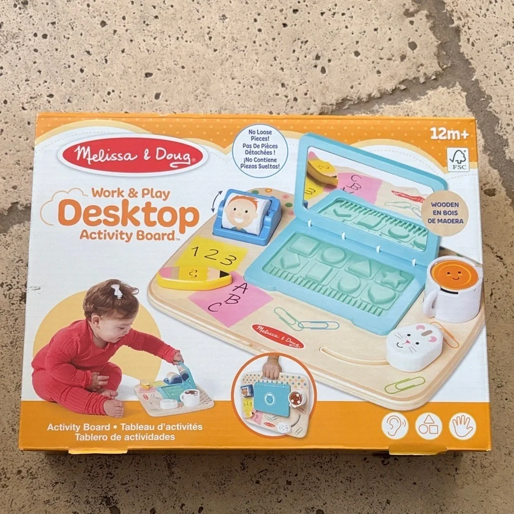 Melissa & Doug Colorful Desktop Activity Board Brand New